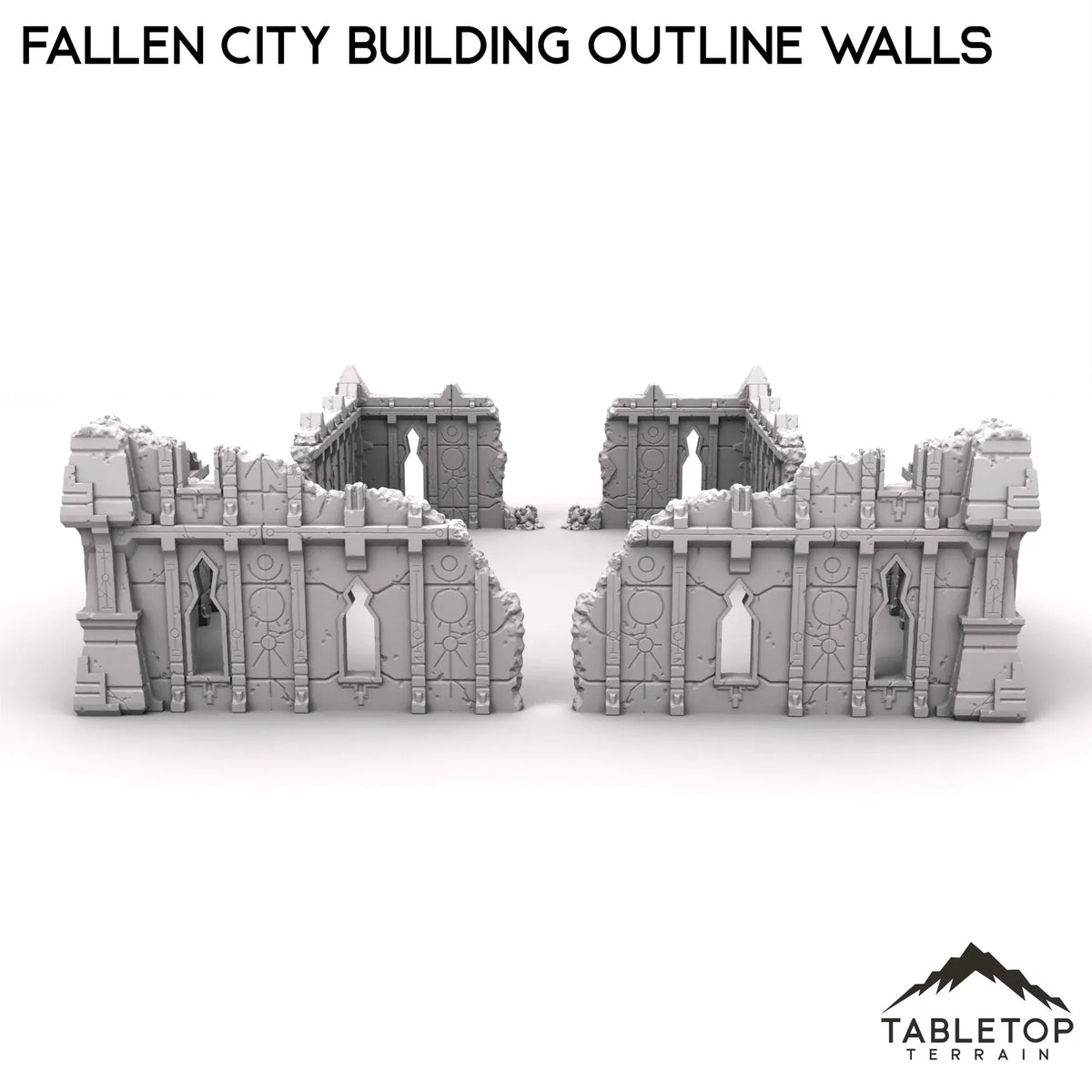 Fallen City Building Outline Walls – Wargame Portal