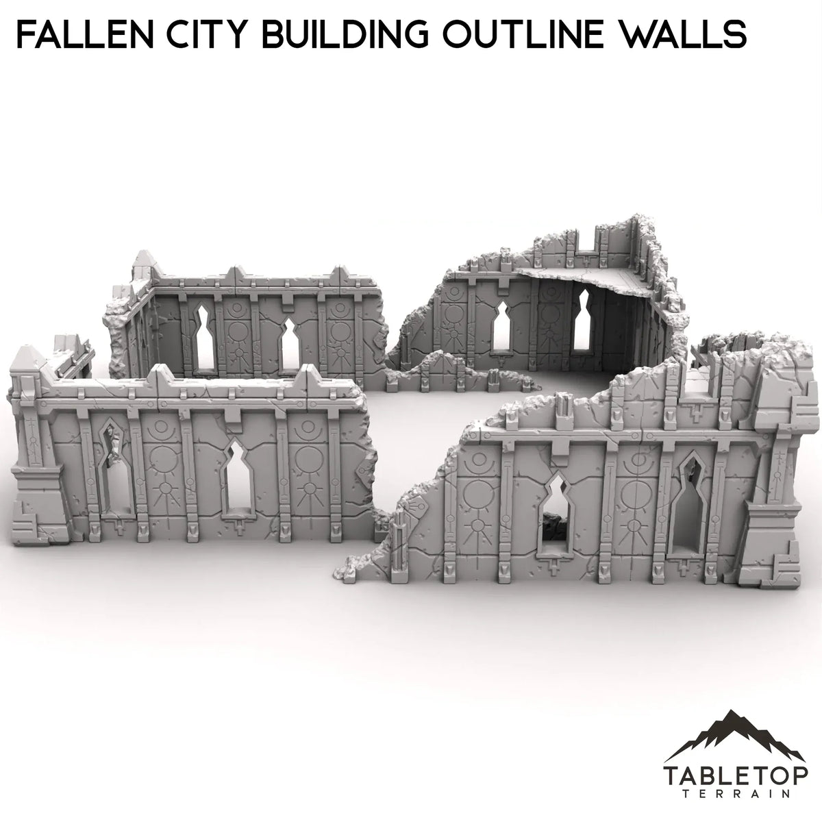 Fallen City Building Outline Walls – Wargame Portal