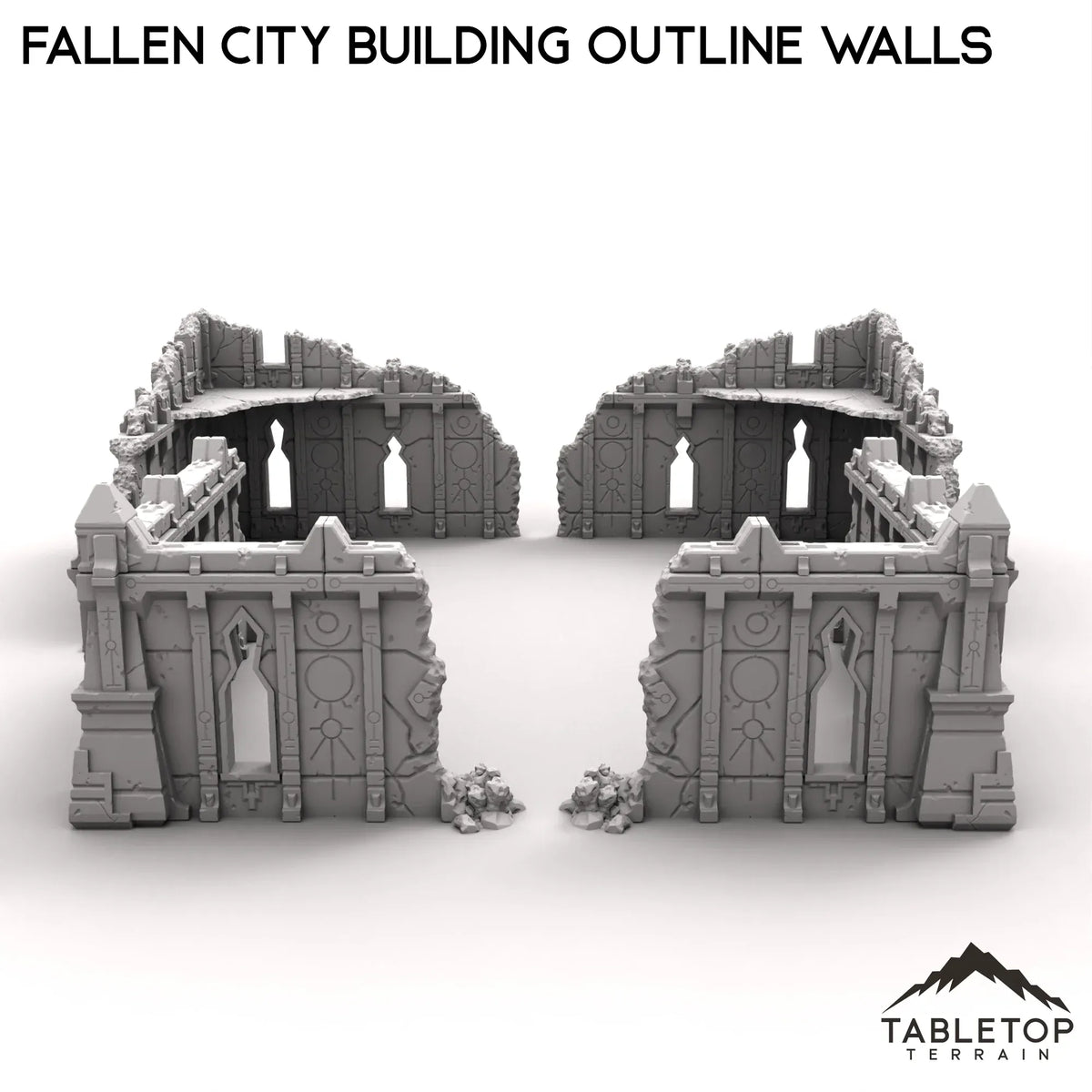 Fallen City Building Outline Walls – Wargame Portal