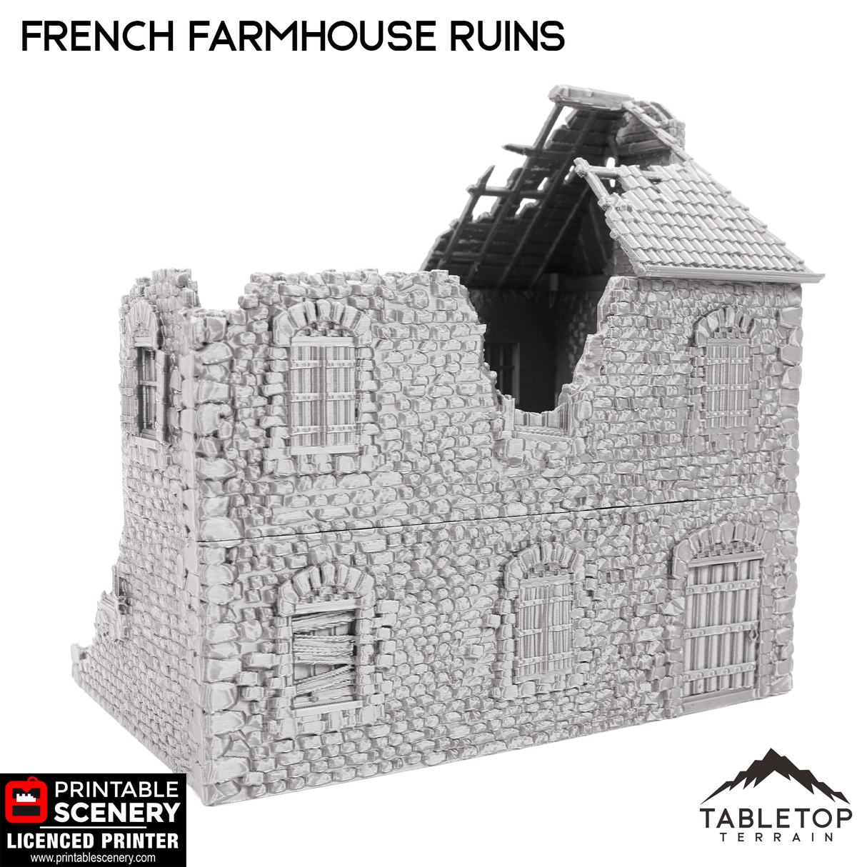 French Farmhouse Ruins - WWII Building
