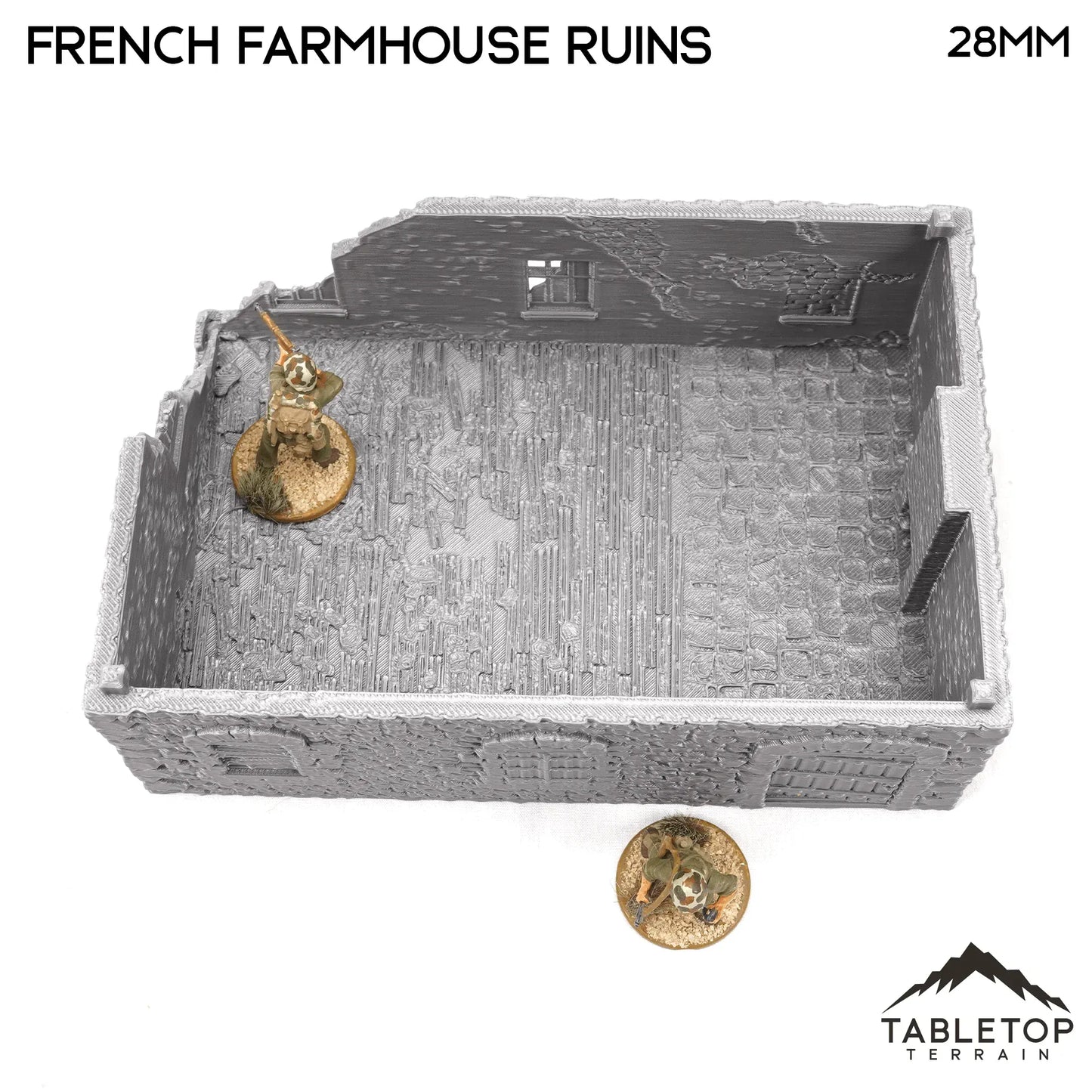 French Farmhouse Ruins - WWII Building