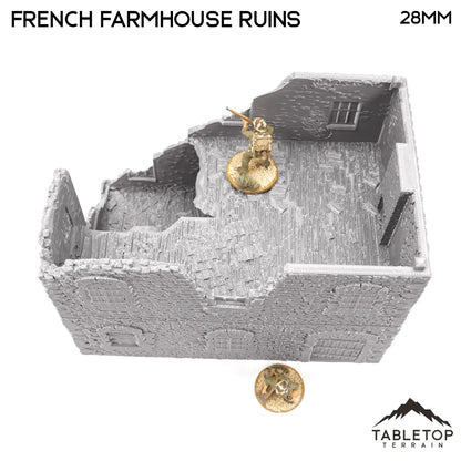 French Farmhouse Ruins - WWII Building