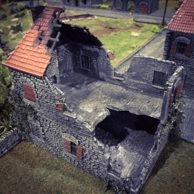 French Farmhouse Ruins - WWII Building