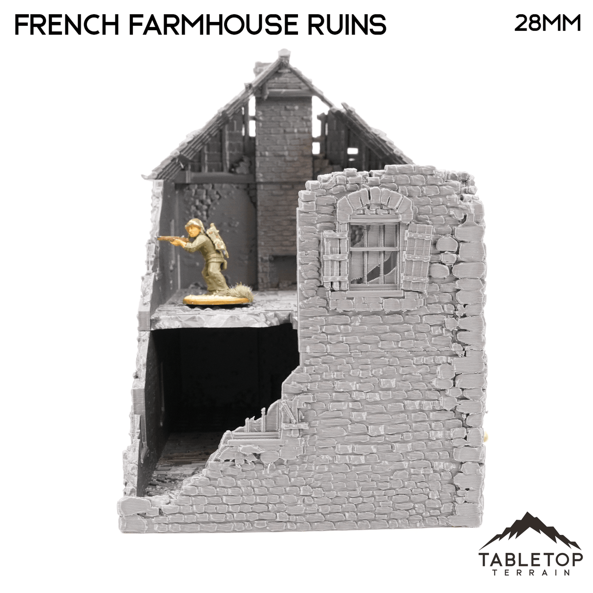 French Farmhouse Ruins - WWII Building