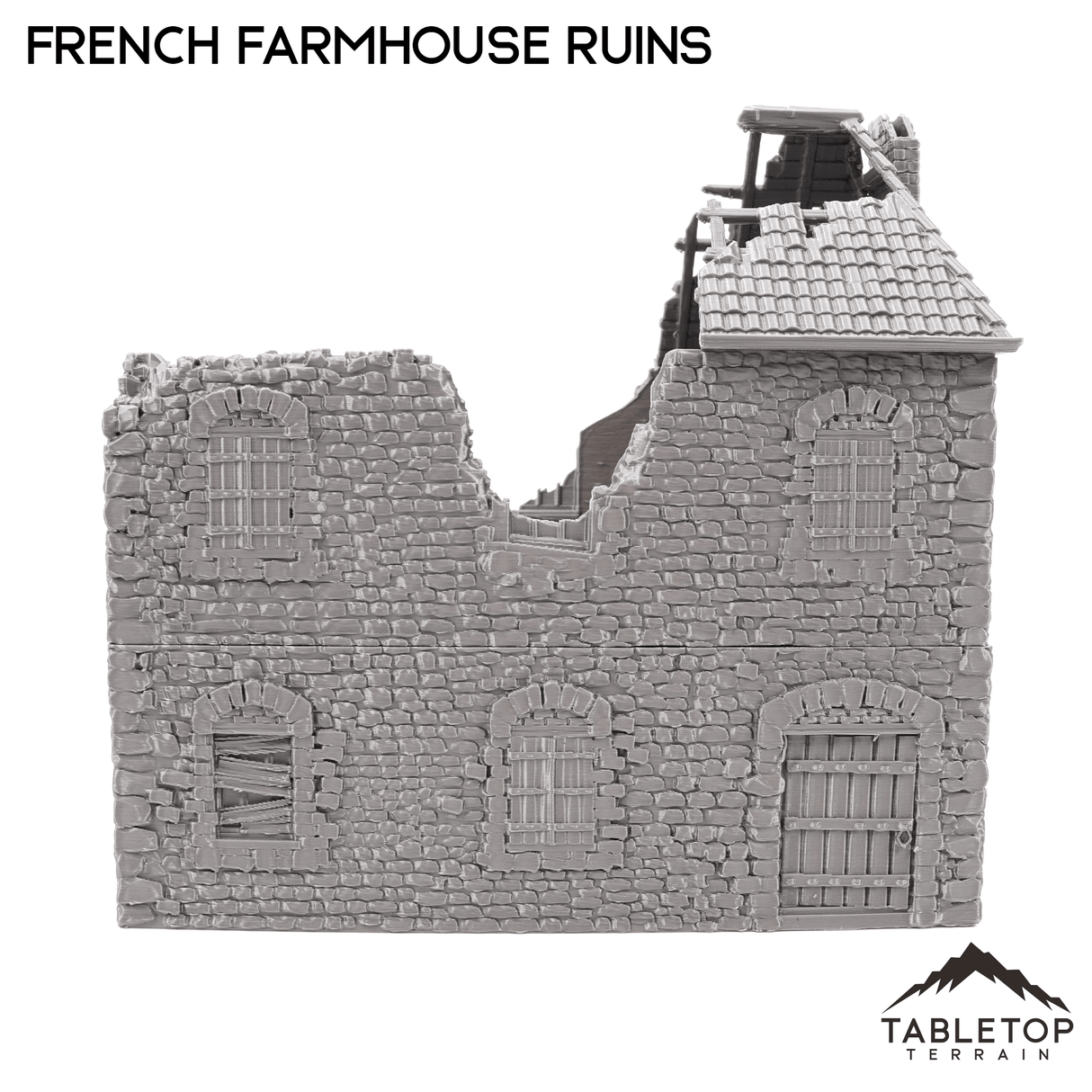 French Farmhouse Ruins - WWII Building