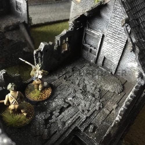 French Townhouse Ruins - WWII Building