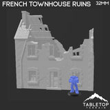 French Townhouse Ruins - WWII Building