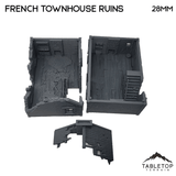 French Townhouse Ruins - WWII Building