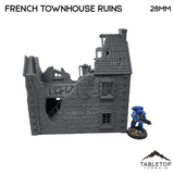 French Townhouse Ruins - WWII Building