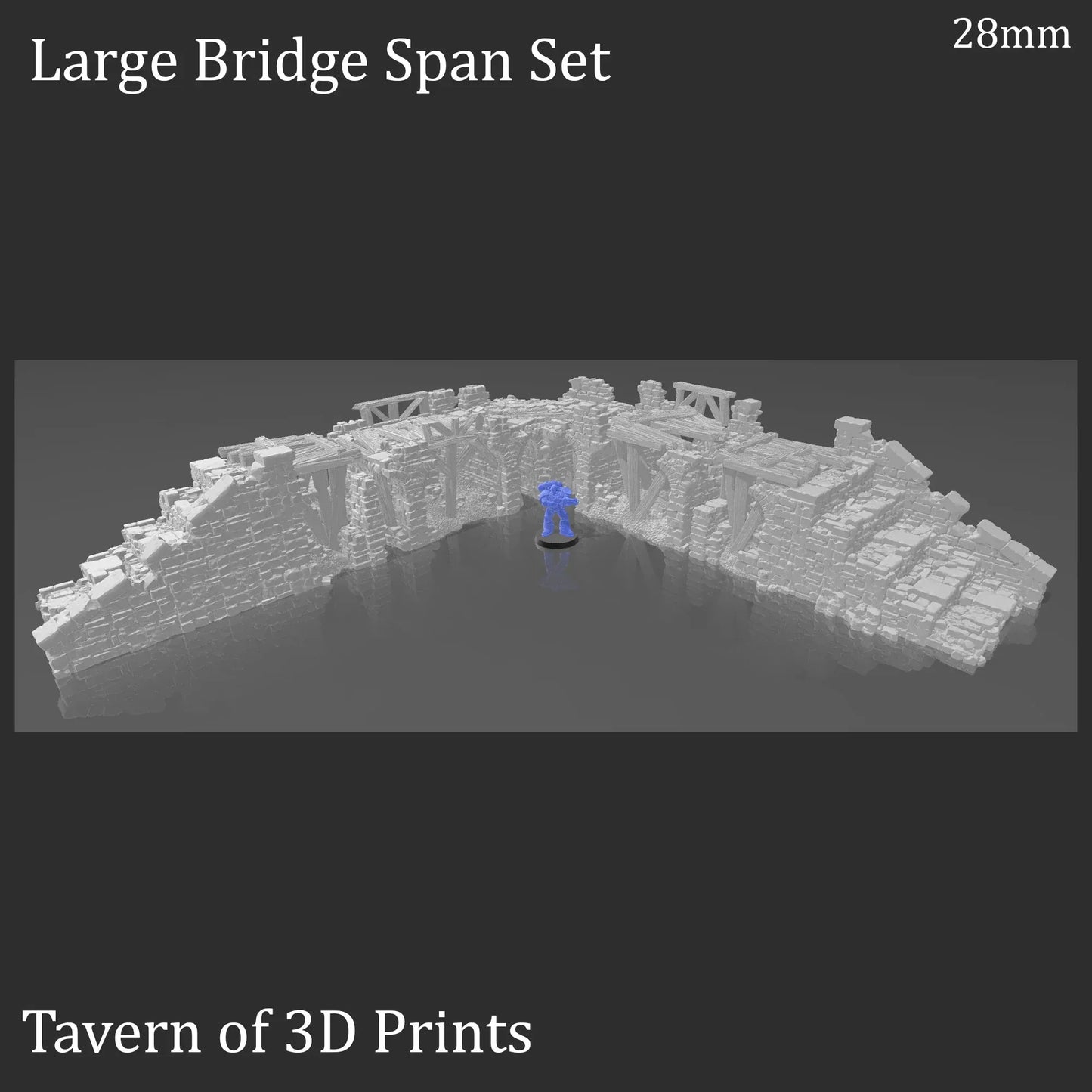 Ruined Bridge Spans - Fantasy Ruins