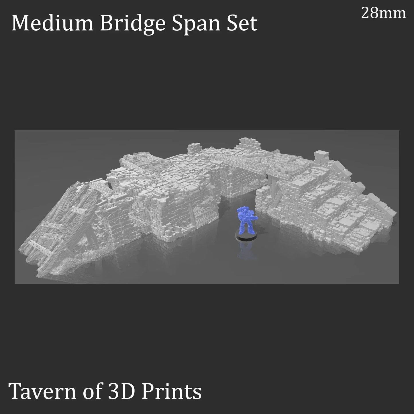 Ruined Bridge Spans - Fantasy Ruins