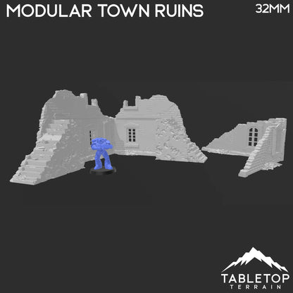 Modular Town Ruins - WWII Terrain