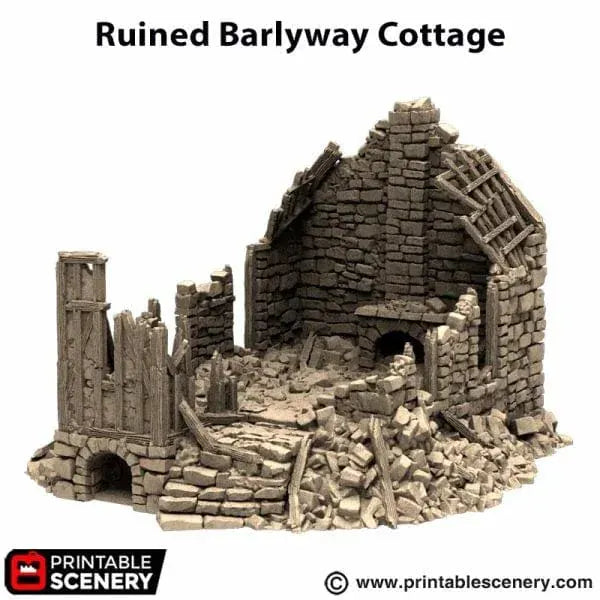 Ruined Barlyway Cottage - Country & King - Fantasy Historical Ruins