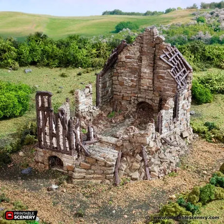 Ruined Barlyway Cottage - Country & King - Fantasy Historical Ruins