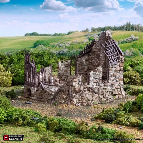 Ruined Barlyway Cottage - Country & King - Fantasy Historical Ruins