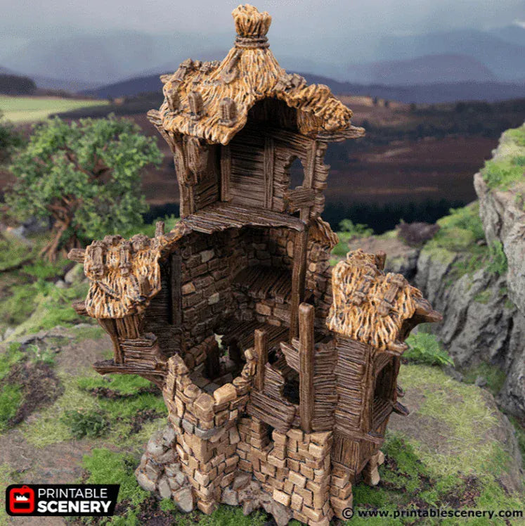 Ruined Barracks - Hagglethorn Hollow - Fantasy Ruins