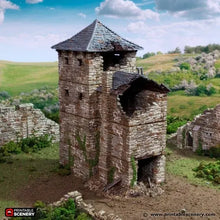 Ruined Black Rock Keep - Country & King - Fantasy Historical Ruins