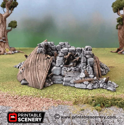 Ruined Boathouse - Fantasy Ruins