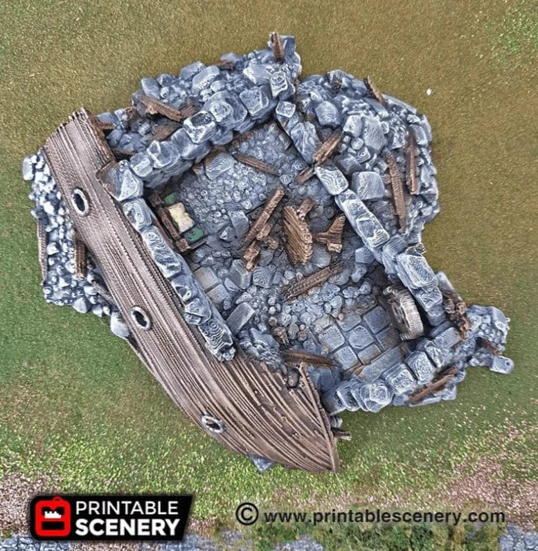 Ruined Boathouse - Fantasy Ruins