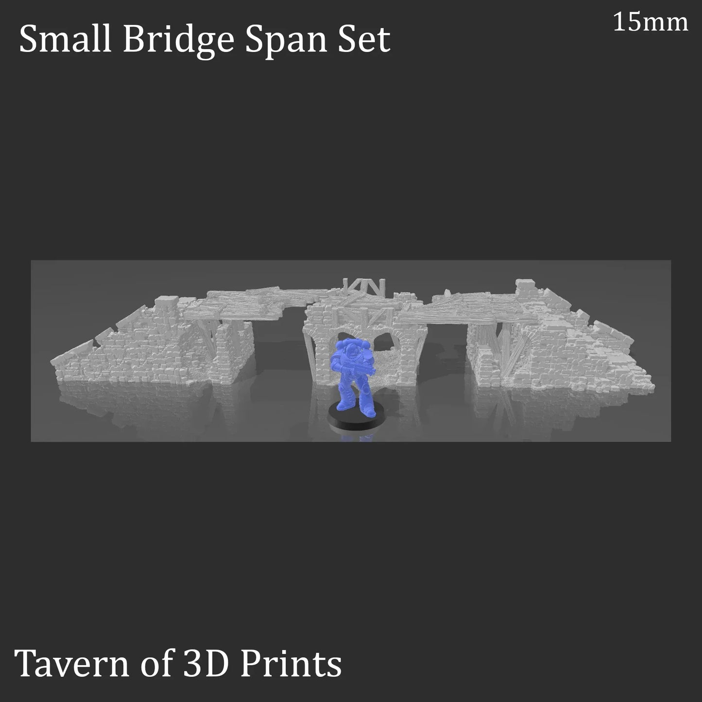 Ruined Bridge Spans - Fantasy Ruins