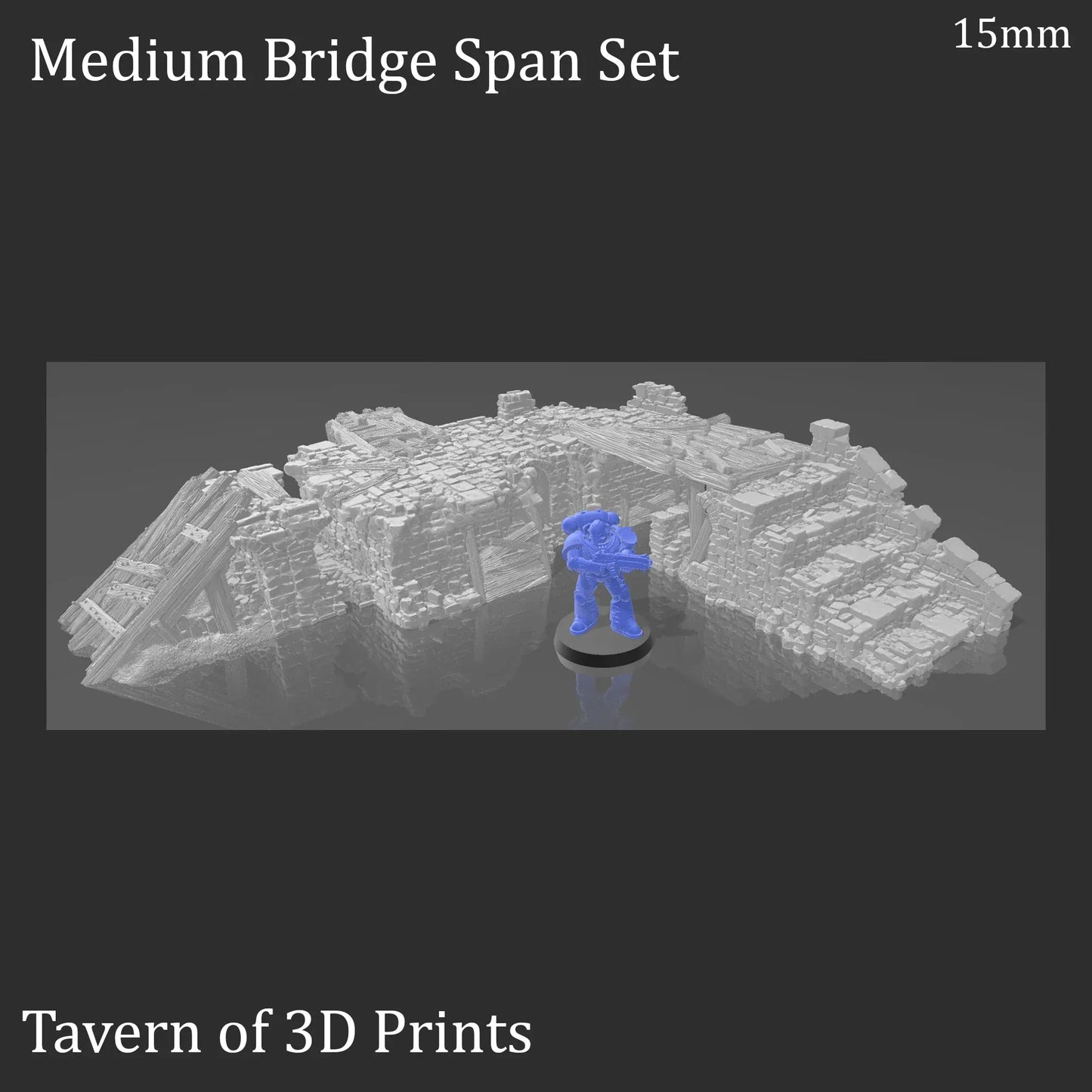 Ruined Bridge Spans - Fantasy Ruins