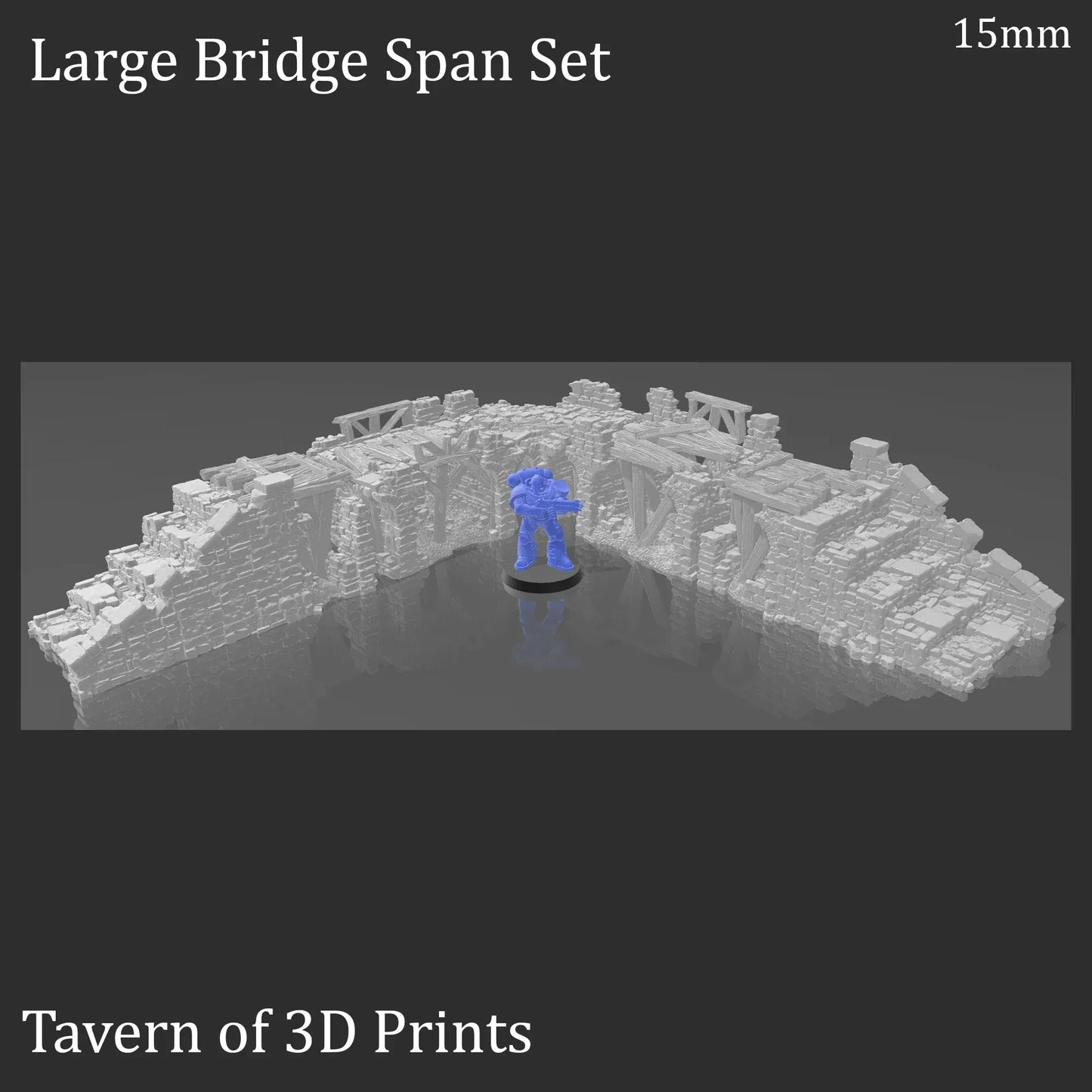 Ruined Bridge Spans - Fantasy Ruins