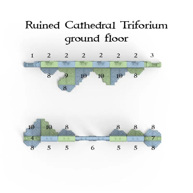 Ruined Cathedral Triforium - Openlock