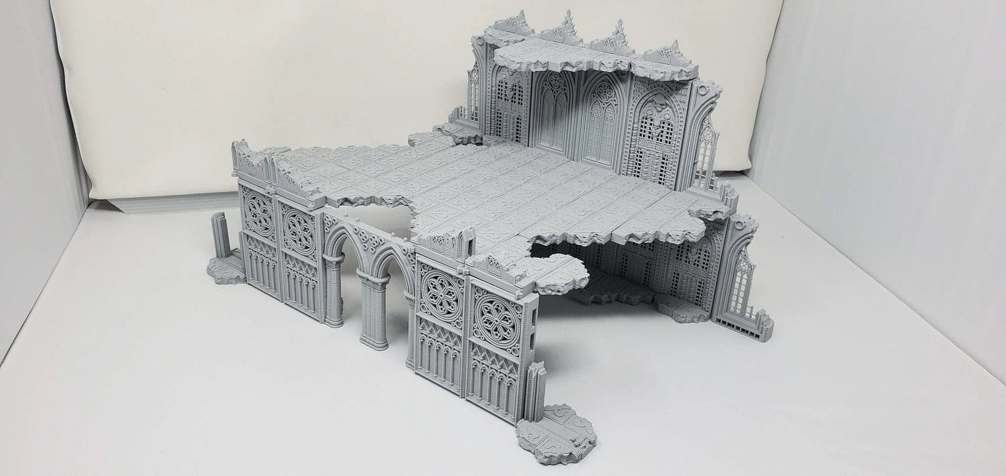 Ruined Cathedral Triforium - Openlock