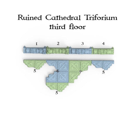 Ruined Cathedral Triforium - Openlock