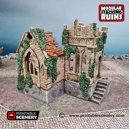 Ruined Church - Bell Tower and Sept