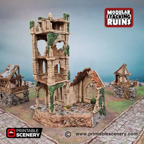 Ruined Church - Bell Tower and Sept