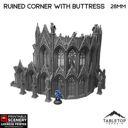 Ruined Corner with Buttresses - Openlock