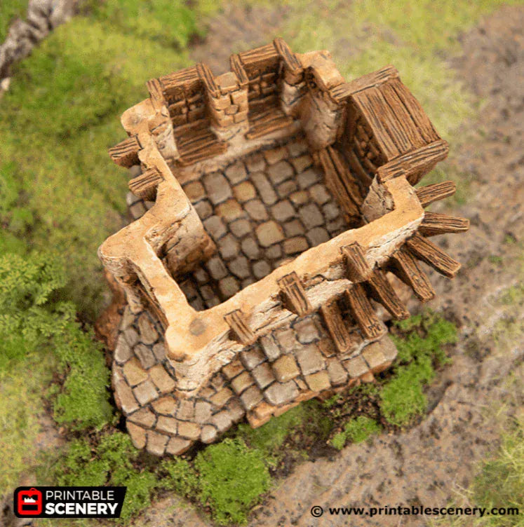 Ruined Cottage - Hagglethorn Hollow - Fantasy Ruins