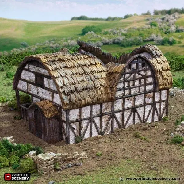 Ruined Country Stables - Country & King - Fantasy Historical Ruins