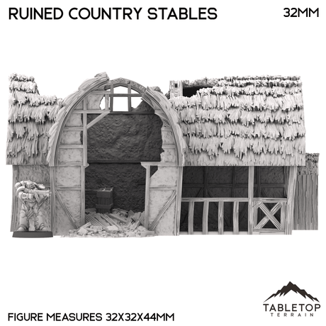 Ruined Country Stables - Country & King - Fantasy Historical Ruins