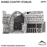 Ruined Country Stables - Country & King - Fantasy Historical Ruins