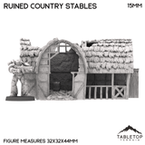 Ruined Country Stables - Country & King - Fantasy Historical Ruins