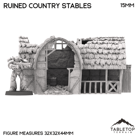 Ruined Country Stables - Country & King - Fantasy Historical Ruins