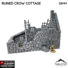 Ruined Crow Cottage - Country & King - Fantasy Historical Ruins