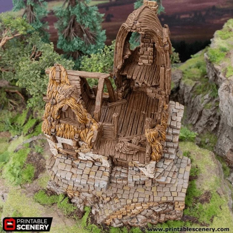 Ruined Fisherman's Hut - Hagglethorn Hollow - Fantasy Ruins