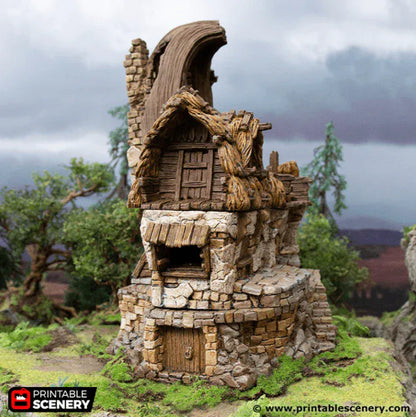 Ruined Fisherman's Hut - Hagglethorn Hollow - Fantasy Ruins