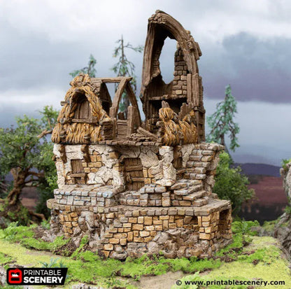 Ruined Fisherman's Hut - Hagglethorn Hollow - Fantasy Ruins