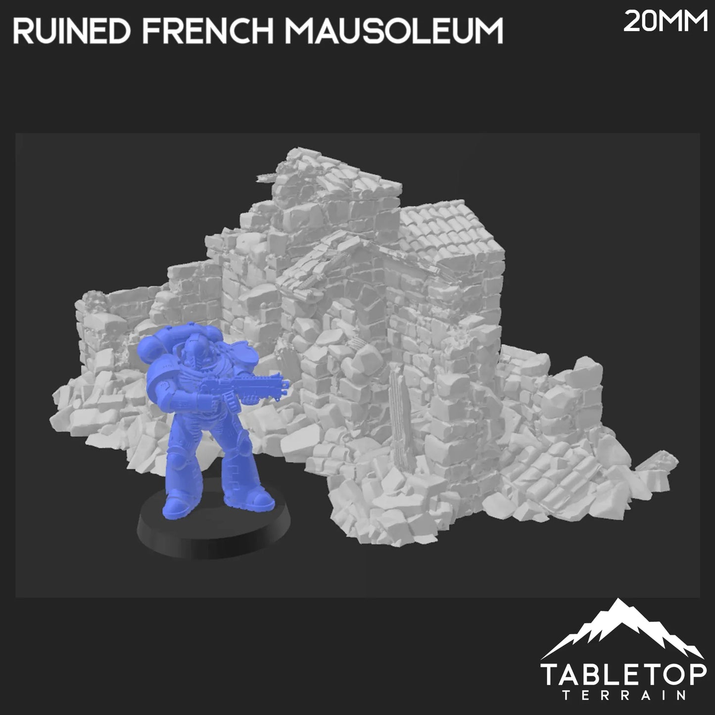 Ruined French Mausoleum - Country & King - Fantasy Historical Ruins