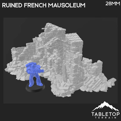 Ruined French Mausoleum - Country & King - Fantasy Historical Ruins