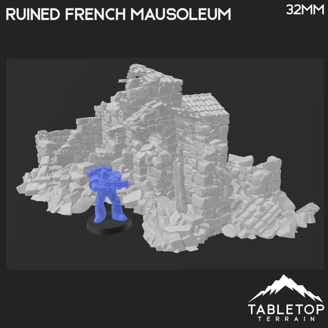 Ruined French Mausoleum - Country & King - Fantasy Historical Ruins