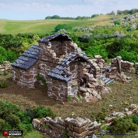 Ruined French Mausoleum - Country & King - Fantasy Historical Ruins