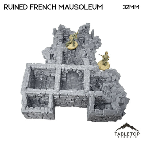 Ruined French Mausoleum - Country & King - Fantasy Historical Ruins