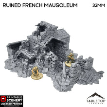 Ruined French Mausoleum - Country & King - Fantasy Historical Ruins