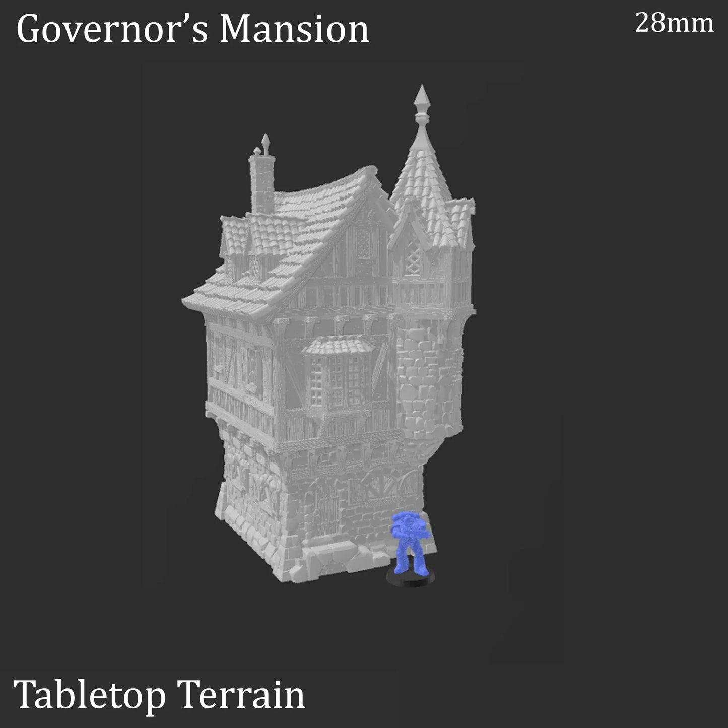 Ruined Governor's Mansion - Fantasy Building