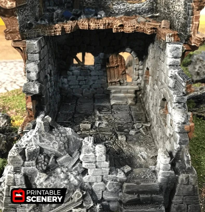 Ruined Governor's Mansion - Fantasy Building